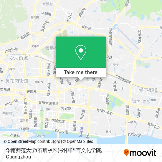 华南师范大学(石牌校区)-外国语言文化学院 map