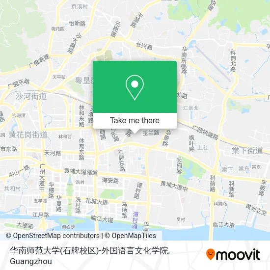 华南师范大学(石牌校区)-外国语言文化学院 map