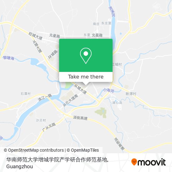 华南师范大学增城学院产学研合作师范基地 map