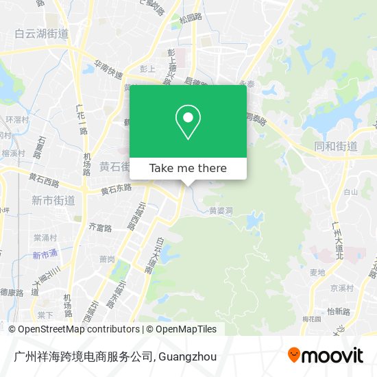 广州祥海跨境电商服务公司 map