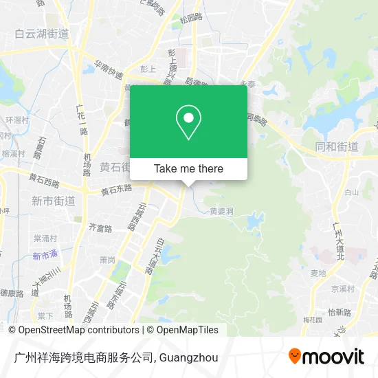 广州祥海跨境电商服务公司 map