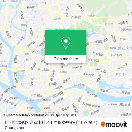 广州市越秀区北京街社区卫生服务中心(广卫路院区) map