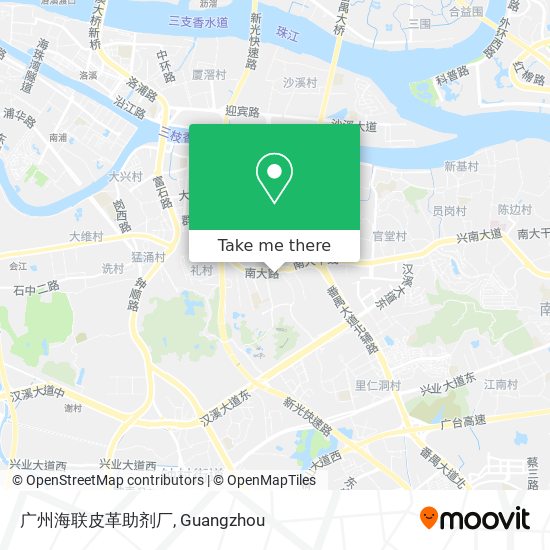 广州海联皮革助剂厂 map