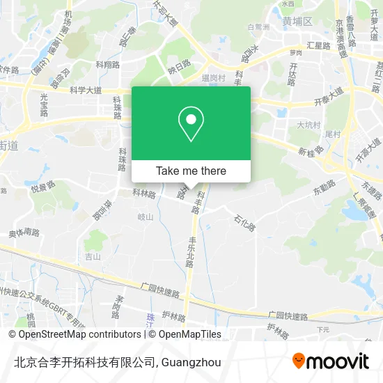 北京合李开拓科技有限公司 map