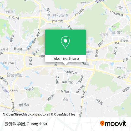 云升科学园 map