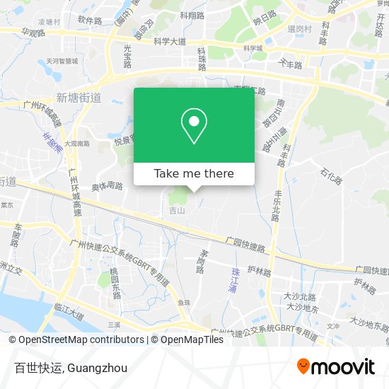 百世快运 map
