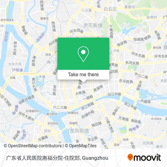 广东省人民医院惠福分院-住院部 map