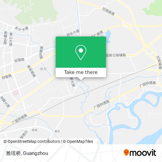 雅瑶桥 map