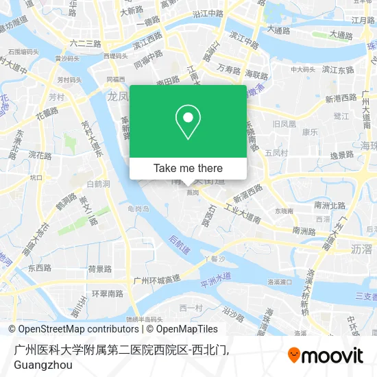 广州医科大学附属第二医院西院区-西北门 map
