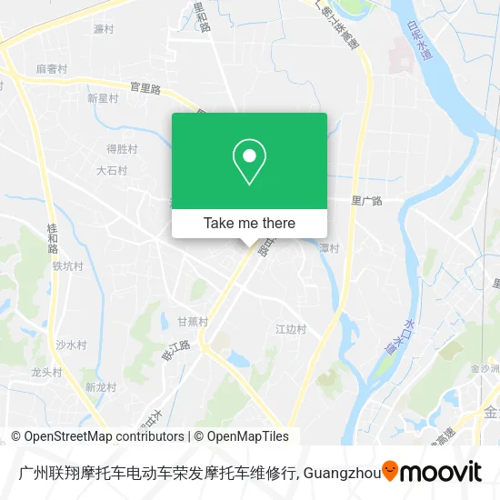 广州联翔摩托车电动车荣发摩托车维修行 map