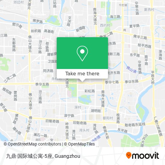 九鼎·国际城公寓-5座 map
