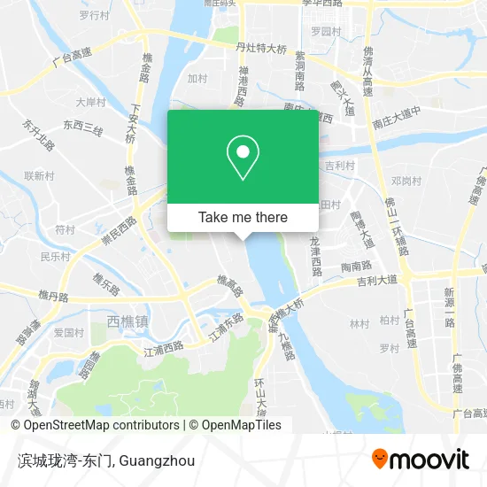 滨城珑湾-东门 map