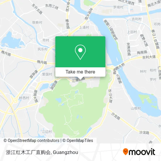 浙江红木工厂直购会 map