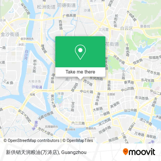 新供销天润粮油(万涛店) map