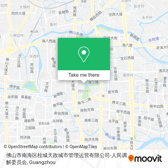 佛山市南海区桂城天政城市管理运营有限公司-人民调解委员会 map