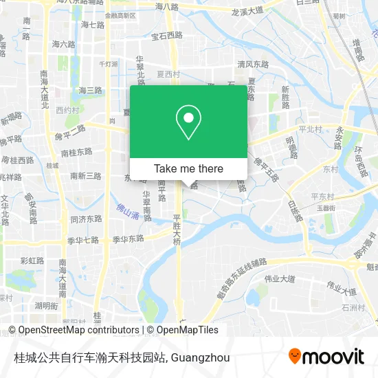 桂城公共自行车瀚天科技园站 map
