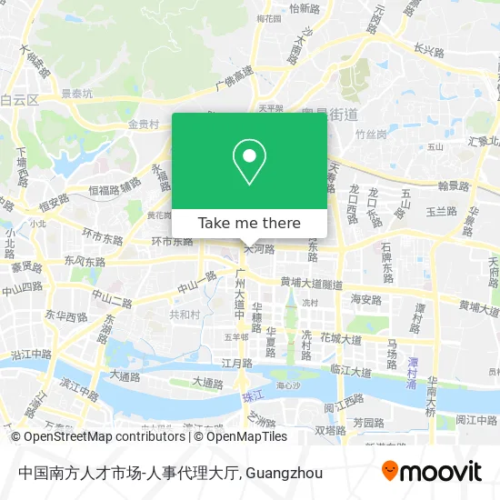 中国南方人才市场-人事代理大厅 map