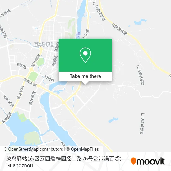 菜鸟驿站(东区荔园碧桂园经二路76号常常满百货) map