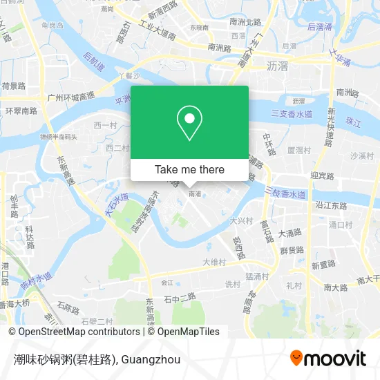 潮味砂锅粥(碧桂路) map