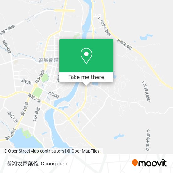 老湘农家菜馆 map