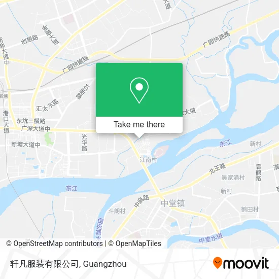 轩凡服装有限公司 map