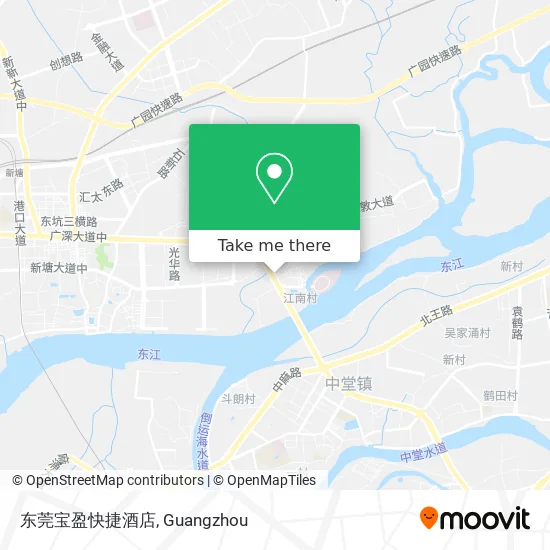 东莞宝盈快捷酒店 map