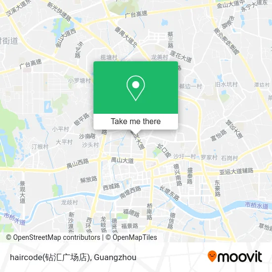 haircode(钻汇广场店) map