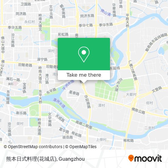 熊本日式料理(花城店) map