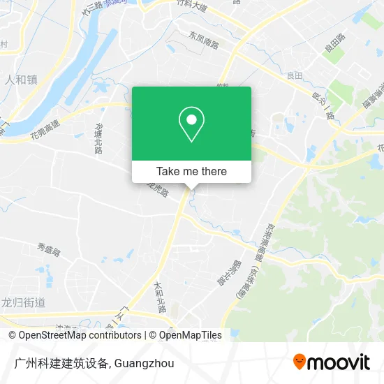 广州科建建筑设备 map