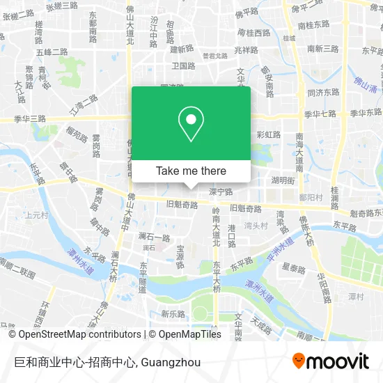 巨和商业中心-招商中心 map