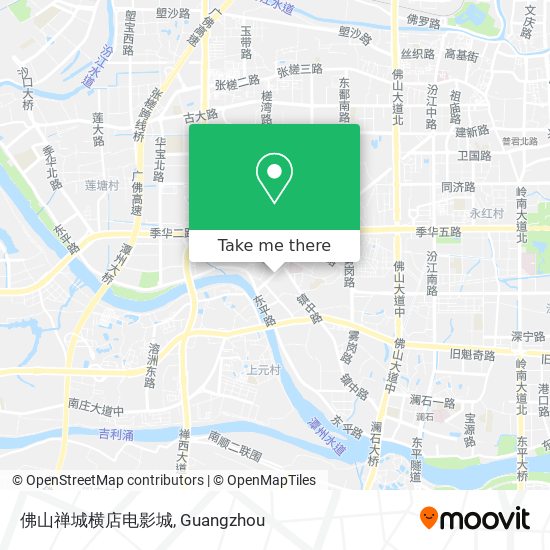 佛山禅城横店电影城 map