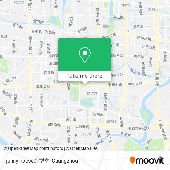 jenny house造型室 map