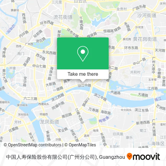 中国人寿保险股份有限公司(广州分公司) map