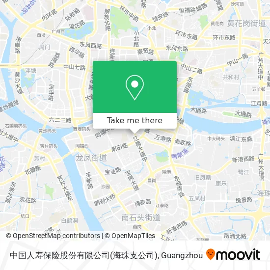 中国人寿保险股份有限公司(海珠支公司) map