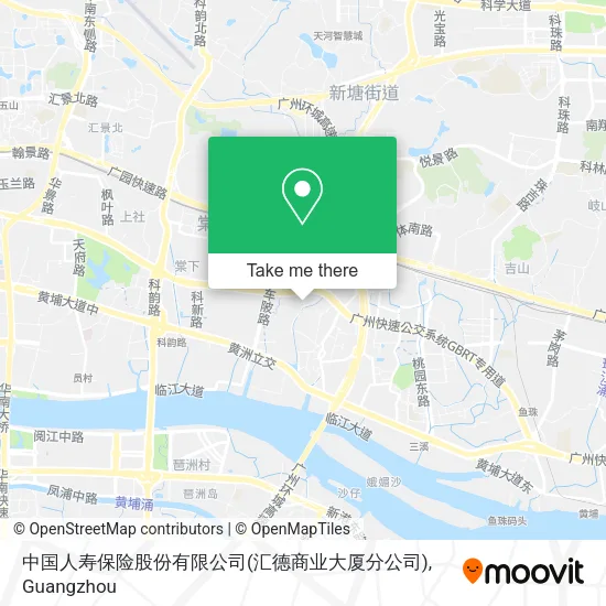 中国人寿保险股份有限公司(汇德商业大厦分公司) map