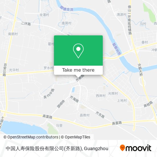 中国人寿保险股份有限公司(齐新路) map