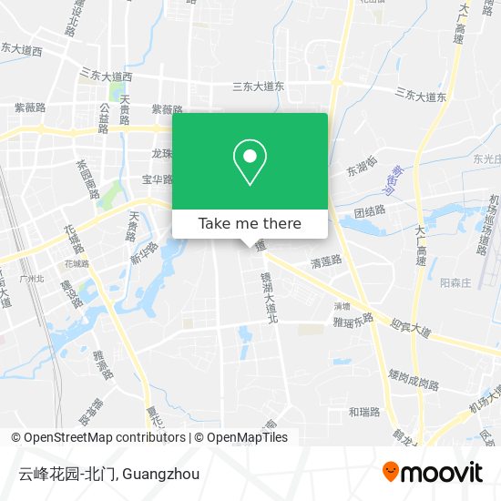 云峰花园-北门 map