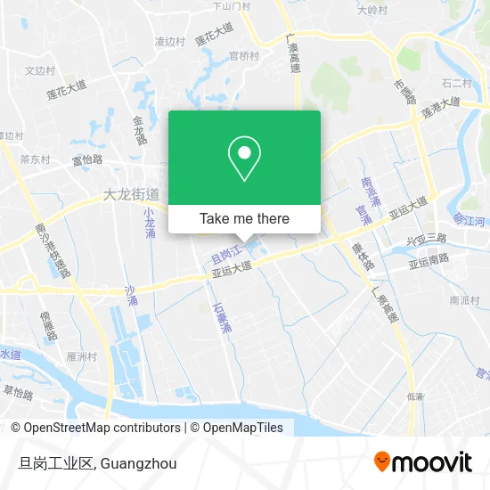 旦岗工业区 map