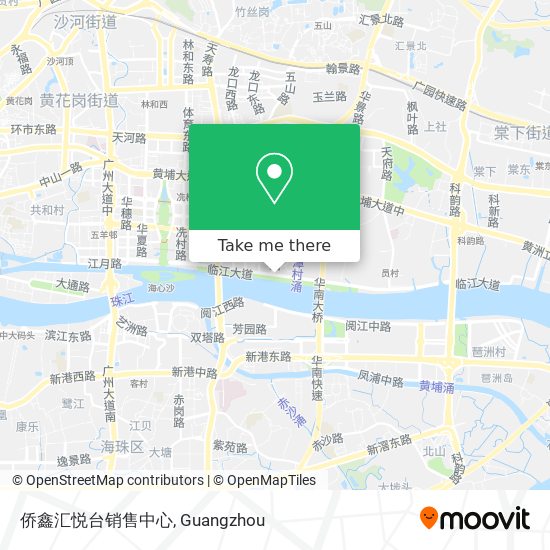 侨鑫汇悦台销售中心 map