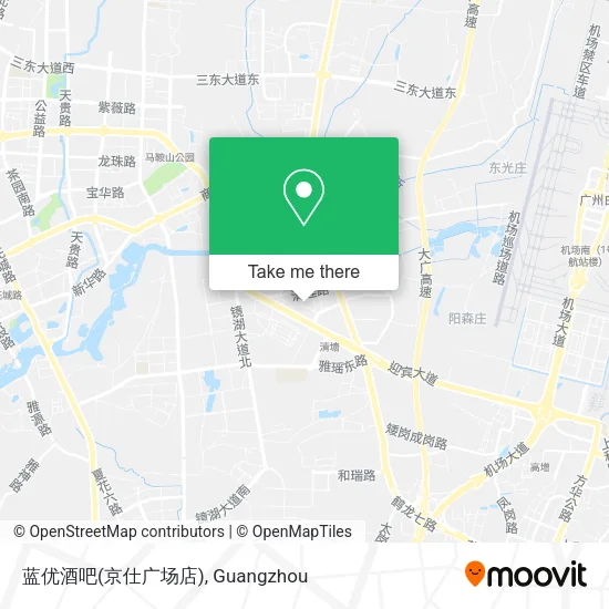 蓝优酒吧(京仕广场店) map