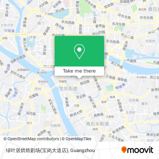 绿叶居烘焙剧场(宝岗大道店) map