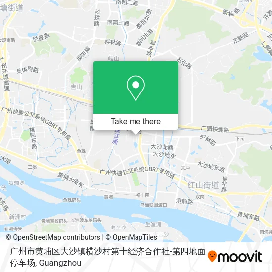 广州市黄埔区大沙镇横沙村第十经济合作社-第四地面停车场 map