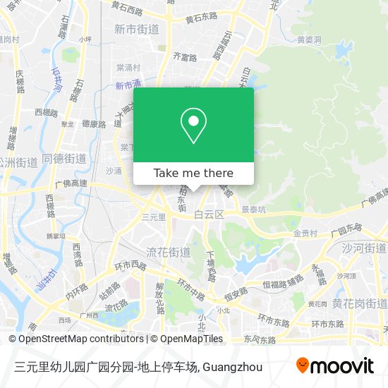 三元里幼儿园广园分园-地上停车场 map