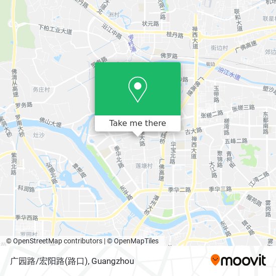 广园路/宏阳路(路口) map