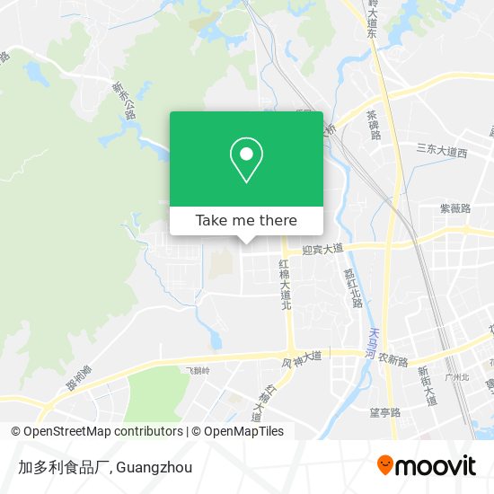 加多利食品厂 map
