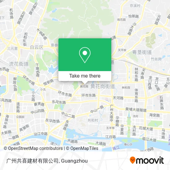 广州共喜建材有限公司 map