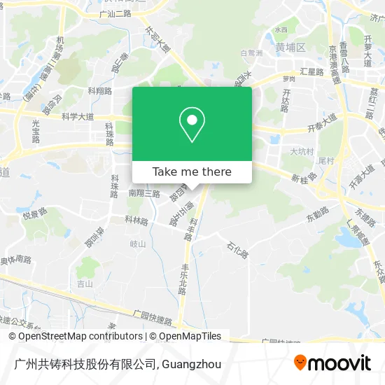 广州共铸科技股份有限公司 map