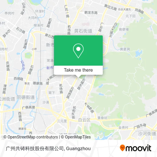 广州共铸科技股份有限公司 map