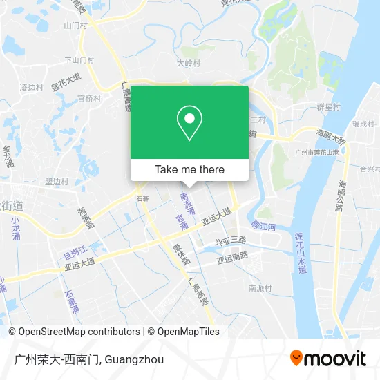 广州荣大-西南门 map