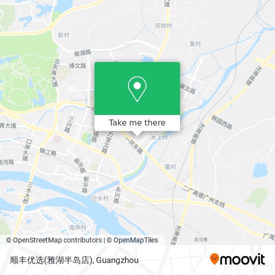 顺丰优选(雅湖半岛店) map